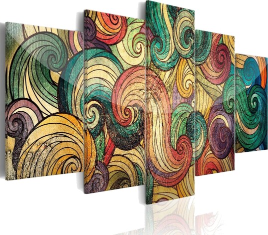 Bilde Colourful Waves 100x50 Artgeist sp. z o. o.