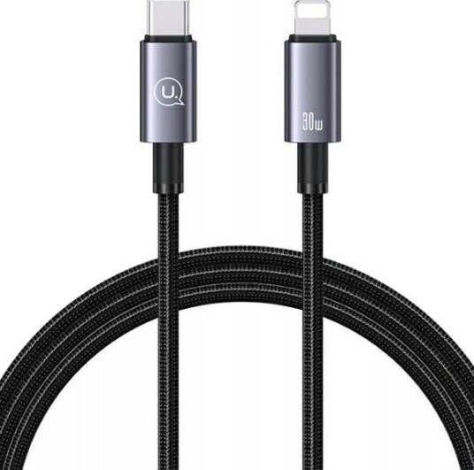 Usams-Kabel Usb-C Til Lightning 30W 1,2 M Med Hurtiglading Sj662usb01 Us-Sj662