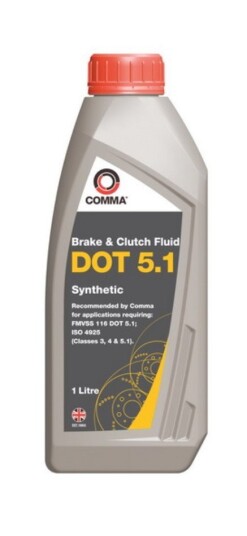 Bremsevæske COMMA DOT 5.1 1L Bremsevæske COMMA DOT 5.1 1L
