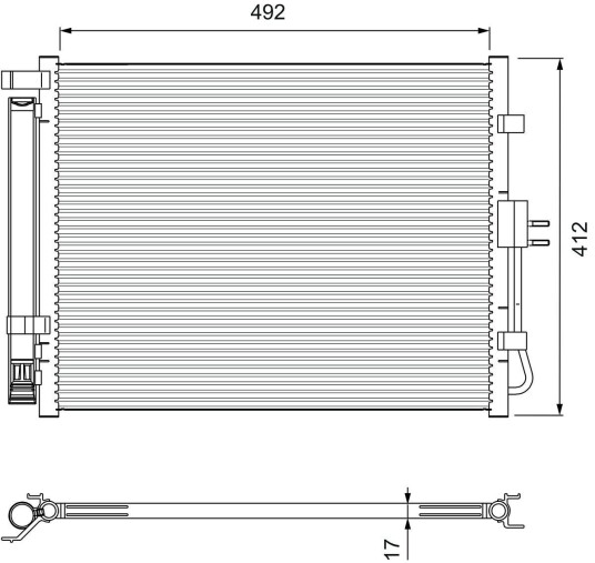 Kondensator VALEO 814402 Kondensator VALEO 814402