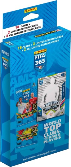 Panini FIFA 365 AdrenXL 2026 XXL Fotballkort Maxi Blister Panini FIFA 365 AdrenXL 2026 XXL Fotballkort Maxi Blister