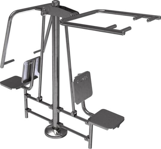 Nordic Fighter CE PULL DOWN AND CHEST PRESS, Styrkemaskiner - utendørs