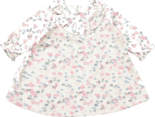 Petit Bateau Robes Ml Cream 74