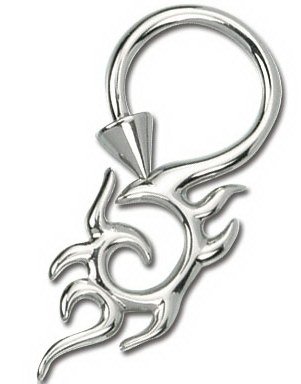 Utgått Evil Tribal BCR Piercing 1.6 x 12 mm