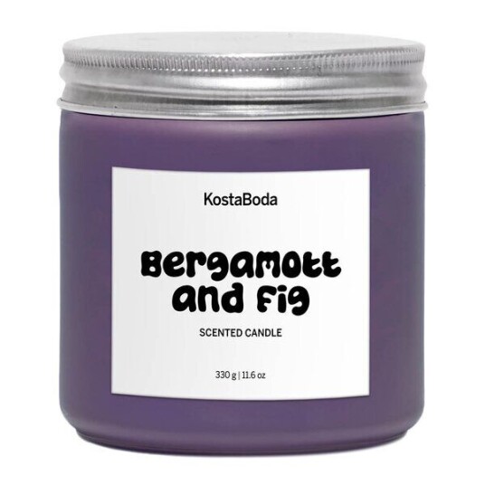 Kosta Boda Mind duftlys 10 cm Bergamott & Fig