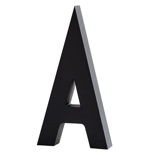 Design Letters Aluminium Bogstaver og Tal Sort X