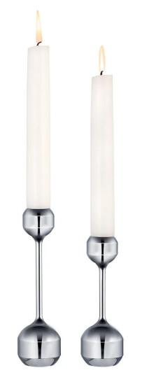 Lind DNA Silhouette lysestake 2 deler Chrome