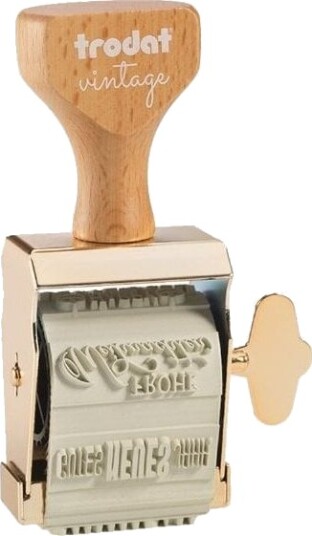 Trodat 158077 Rektangulær Gull Tre 150 Mm 450 Mm