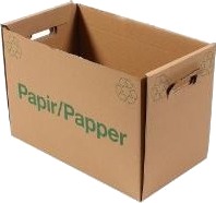 Papkasse 440X244x300 Mm Brun Med Tryk Til Returpapir 20 Stk. Papkasse 440X244x300 Mm Brun Med Tryk Til Returpapir 20 Stk.