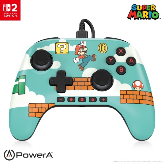 PowerA Switch 2 kablet kontroller mario PowerA Switch 2 kablet kontroller mario