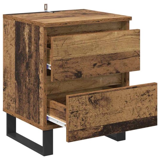 Nattbordskap Gammelt tre 40 x 35 x 50 cm Konstruert tre