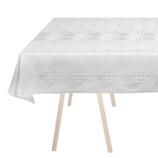 Georg Jensen Damask Christmas duk 165x300 cm hvit
