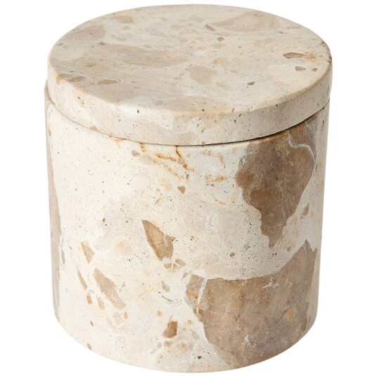 Muubs Vita Krukke Med Lokk Marmor Seashell Muubs Vita Krukke Med Lokk Marmor Seashell