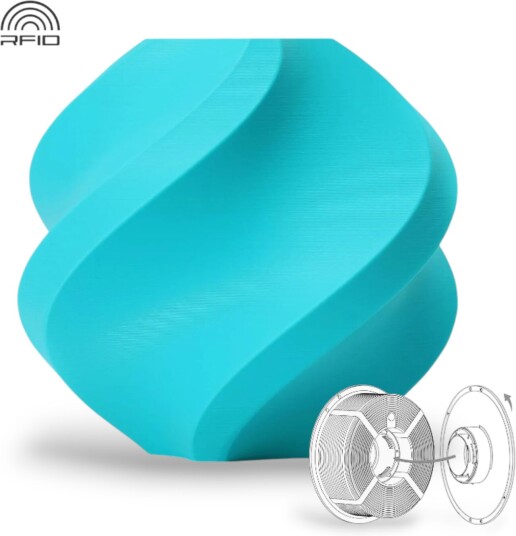 Bambu Lab Pla Basic   Refill Turquoise