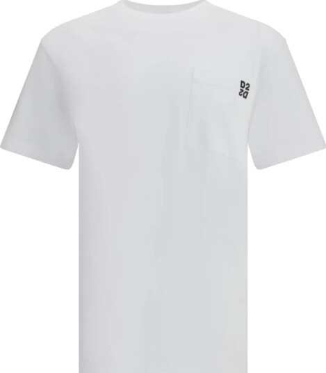 Dsquared2 Herre Topper Hvit S,