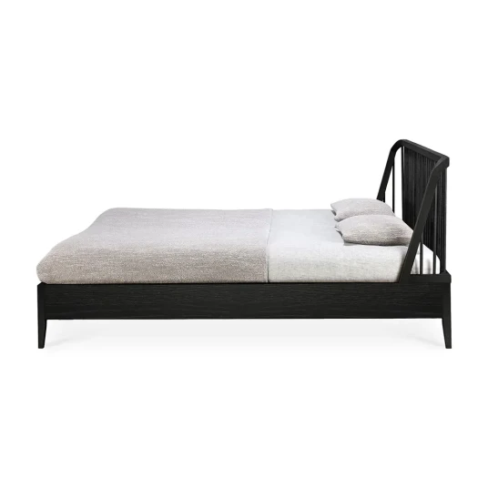 Ethnicraft Spindle Sengeramme 160x200 cm Svart eik Ethnicraft Spindle Sengeramme 160x200 cm Svart eik
