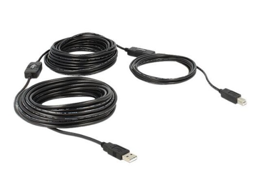 Delock USB-kabel - USB-type B til USB - 20 m