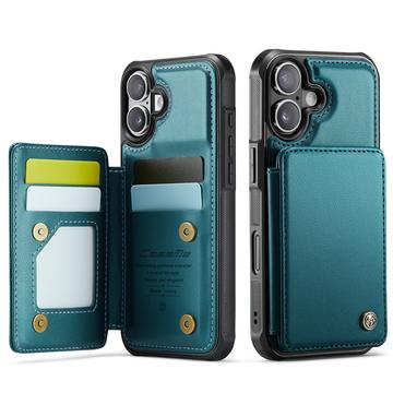 Caseme iPhone 17 C22 etui RFID kortlommebok   grønn
