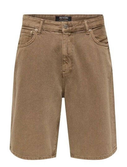 ONLY & SONS Onscarl Ball. Brown 6602 Tai Dnm Shorts Brown XL ONLY & SONS Onscarl Ball. Brown 6602 Tai Dnm Shorts Brown XL