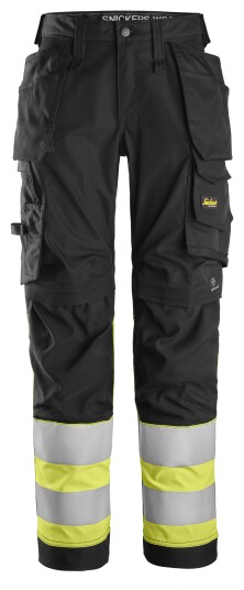 Snickers Workwear 6734 Varselbukse svart/gul Svart/gul Klær Snickers Workwear 6734 Varselbukse svart/gul Svart/gul Klær