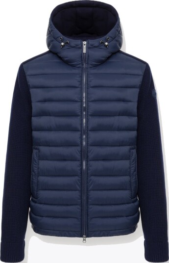 Colmar Multi Material Hoodie Jacket Blå 46