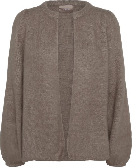 ella&il Fredrikke Chunky Cardigan HAZEL BEIGE XS