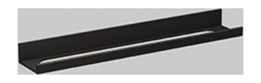 Alape Assist hylle 60x10 cm m/udskjæring til håndkle, matt sort