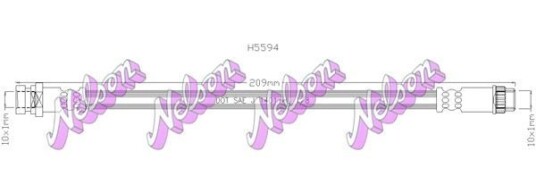 Bremseslange KAWE H5594