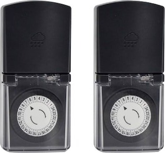 ON TIM 200 jordet timer utendørs 2-pk X183667W144-BNDL ON TIM 200 jordet timer utendørs 2-pk X183667W144-BNDL