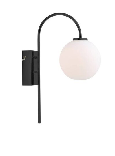 Herstal Ballon Vägglampa Svart LED 1561158-01-0 1599731-01-0 Herstal Ballon Vägglampa Svart LED 1561158-01-0 1599731-01-0
