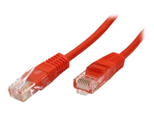 Roline Koblingskabel Rj-45 Hann Til Rj-45 Hann 5 M Utp Cat 5E Rød