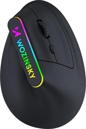 Wozinsky WMG-1164 Trådløs Vertikal Ergonomisk Gamingmus 3600 DPI RGB Svart Wozinsky WMG-1164 Trådløs Vertikal Ergonomisk Gamingmus 3600 DPI RGB Svart