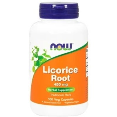 Now licorice root 450 mg 100 kapsler Now licorice root 450 mg 100 kapsler