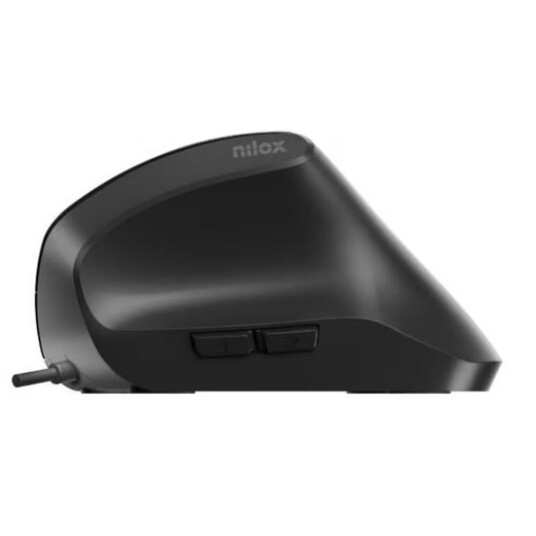 Nilox Vertikal Ergonomisk Datamus 3600 DPI USB-A - Svart Nilox Vertikal Ergonomisk Datamus 3600 DPI USB-A - Svart