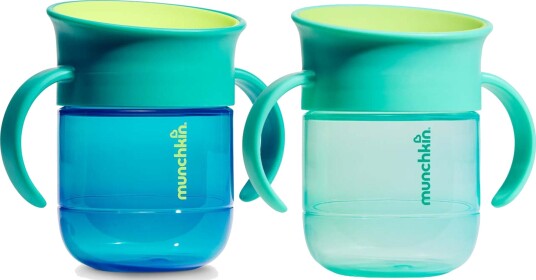 Munchkin Miracle 360 Tutekopp 207 ml 2-Pakning, Dark Blue/Blue