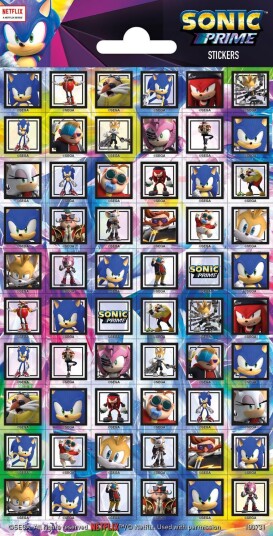 Sonic 60 stk klistremerker klistremerke the hedgehog