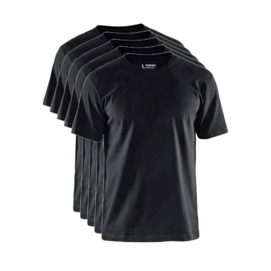 Blåkläder T Skjorte 3625 Svart 5Pk
