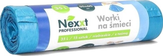 Nexxt Søppelsekker 35 L Ldpe Med Blå Tape 15