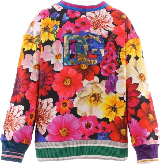 Dolce & Gabbana Collegegenser Renessanse Flerfarget m. Bloms Dolce & Gabbana 5 år 110 Collegegenser