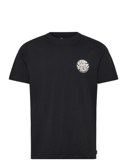 Rip Curl Wettie Icon Tee Black S Rip Curl Wettie Icon Tee Black S