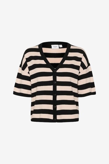 Saint Tropez Kardigan FikamSZ Striped Svart