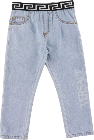 Versace Jeans   Logo Laser   Lyseblå   Versace   9 12 md   Jeans   74 80