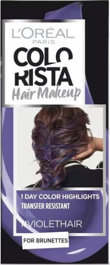 L'Oreal Paris Colorista Hair Makeup Semi-Permanent Dye #VIOLETHAIR 30 ml