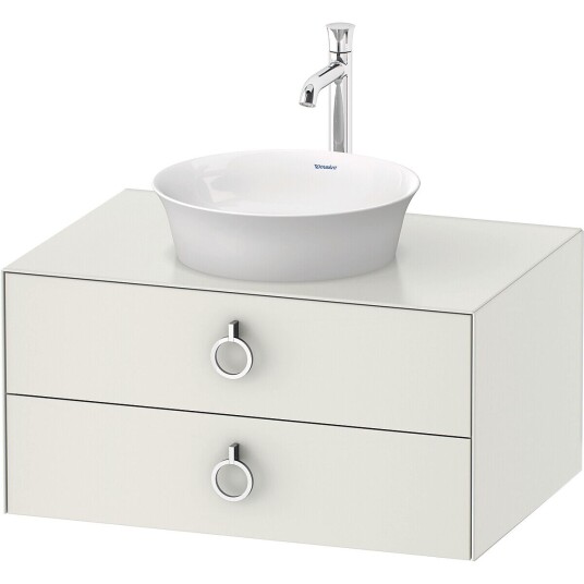 Duravit White Tulip Servantskap 2 skuf. 80x55x40,8 cm Hvit Matt