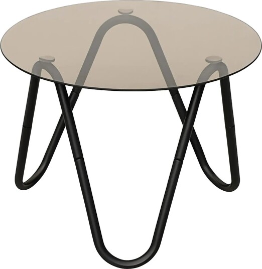 Leitmotiv Side Tabel Ventana Round Black Ø 50 CM Leitmotiv Side Tabel Ventana Round Black Ø 50 CM