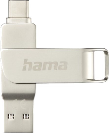 Hama C-Rotate Pro USB-minne 64 GB USB-A USB-C 3.2 Sølv