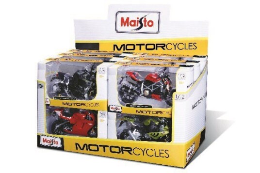 Motorcycles 1:12 Ass. In Counter Display Motorcycles 1:12 Ass. In Counter Display