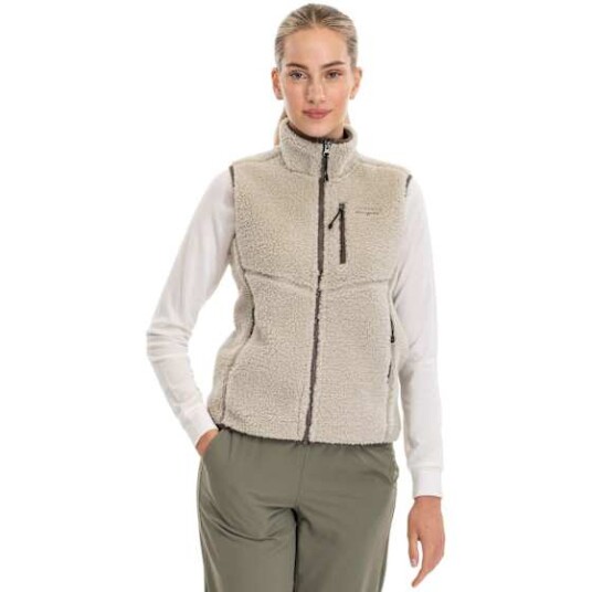 Bergans Lunnan Pile Fleece Vest Dame Coastal Sand M