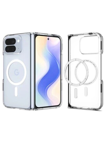 Spigen Ultra Hybrid MagSafe clear white - Google Pixel 10 Pro Fold