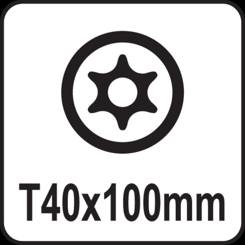 Yato T40 Torx Skrutrekker 100mm - Håndverktøy